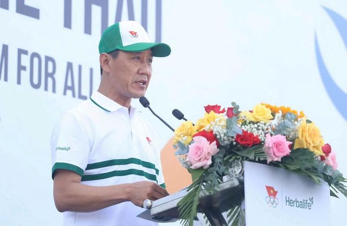 Phó Giám đốc Sở VHTTDL tỉnh Quảng Ngãi Nguyễn Liên Phương phát biểu khai mạc