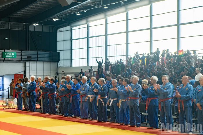 Các võ sư tại World Cup Vovinam 2026. (Ảnh: TRUNG HƯNG)