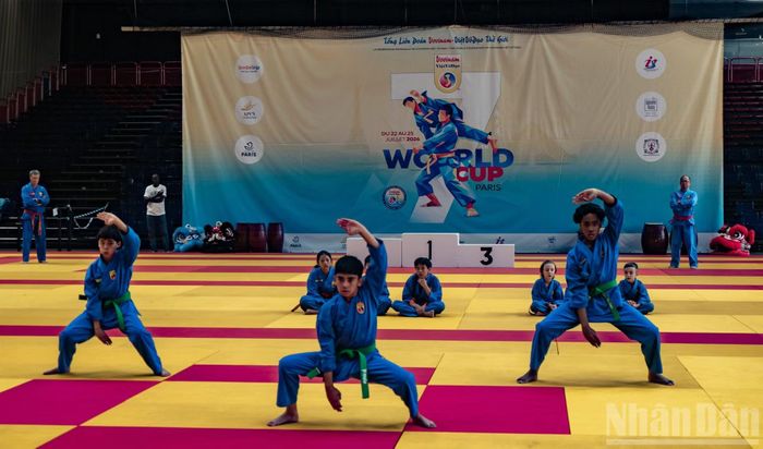 Từ một môn võ ra đời tại Việt Nam năm 1938, Vovinam ngày nay đã trở thành cầu nối văn hóa, kết nối những người yêu võ thuật trên khắp thế giới. (Ảnh: TRUNG HƯNG)