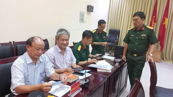 Kiến trúc sư Nguyễn Xuân Thắng tại hội thảo khoa học Tây Ninh tìm kiếm liệt sĩ. (Ảnh: NVCC)