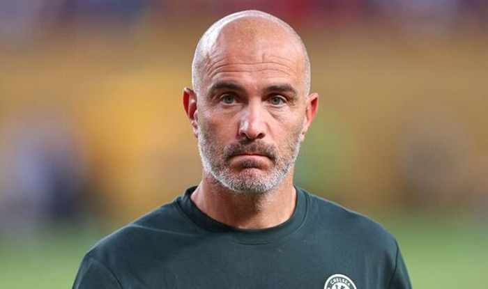 HLV Enzo Maresca khi còn dẫn dắt Chelsea. Ảnh: Getty 