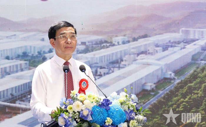 Đại tướng Phan Văn Giang phát biểu tại buổi lễ.