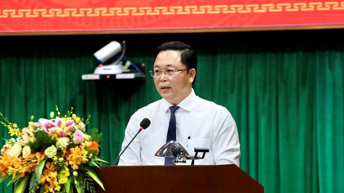 Ông Lê Trí Thanh phát biểu tại hội nghị.
