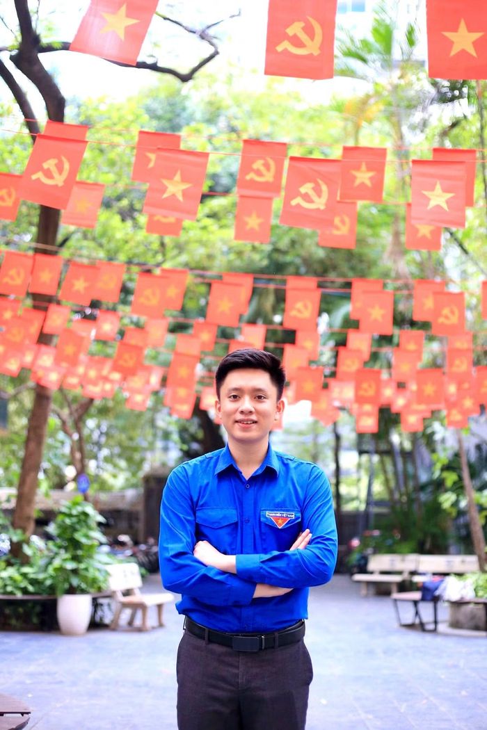 Anh Lưu Tùng Dương – Phó Bí thư Đoàn Thanh niên Trường Quốc tế - Đại học Quốc gia Hà Nội (VNU-IS).