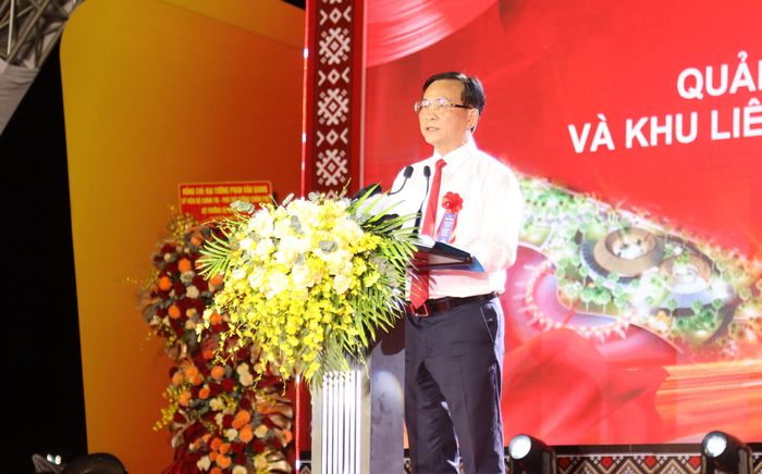  Ông Hồ Văn Mười, Chủ tịch UBND tỉnh Lâm Đồng phát biểu tại buổi lễ 