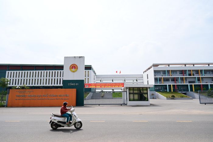 Trường THPT chuyên Tuyên Quang, điểm thi xảy ra bê bối gian lận thi cử trong kỳ thi tốt nghiệp THPT 2026. Ảnh: ĐỖ TRUNG