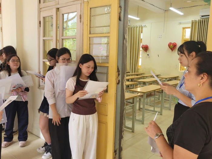 Thí sinh dự thi tốt nghiệp THPT 2026. Ảnh: PHAN THẢO