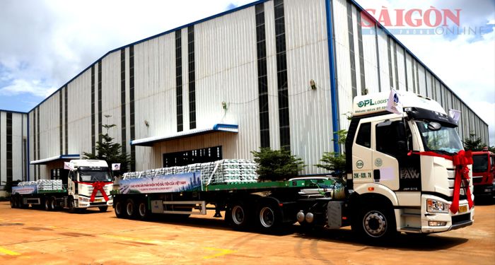 Lô nhôm đầu tiên của Việt Nam đã được xuất bán