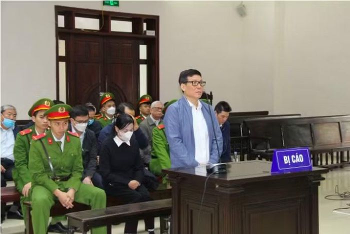Bị cáo Lê Duy Thành tại tòa.