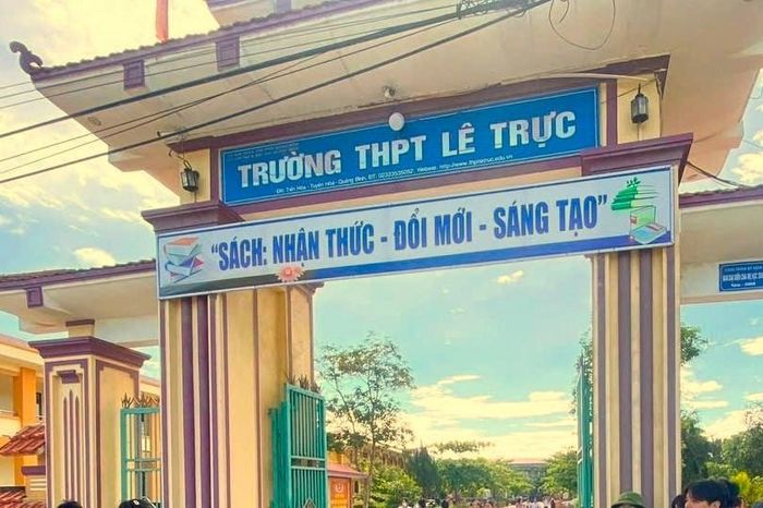 Điểm thi Trường THPT Lê Trực, tỉnh Quảng Trị.