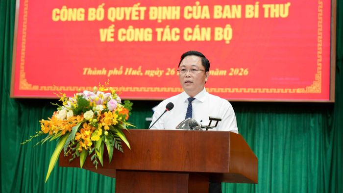 Ông Lê Trí Thanh, Phó Bí thư Thành ủy Huế. Ảnh: Lê Bằng