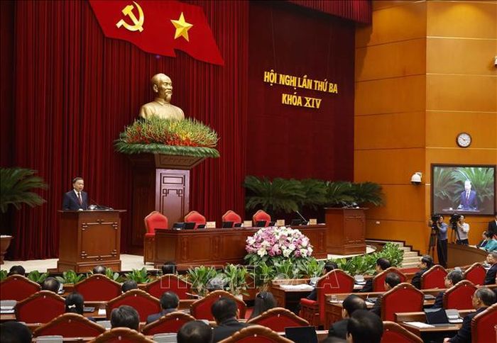 Tổng Bí thư, Chủ tịch nước Tô Lâm phát biểu bế mạc. Ảnh: Thống Nhất/TTXVN
