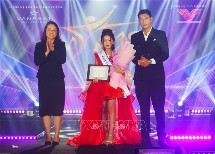 Giải Vàng hạng mục Người mẫu nhí "Sao mai nhí 2026" thuộc về thí sinh Trịnh Khả Di.