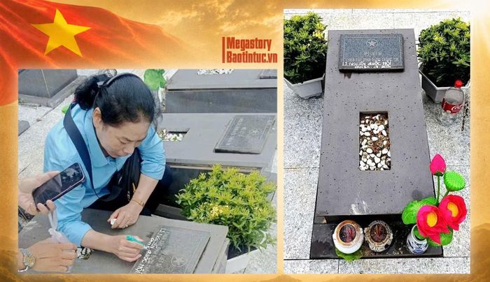 Thân nhân liệt sĩ Nguyễn Quốc Hội (quê ở phường Bắc Gianh, tỉnh Quảng Trị) đã tìm được mộ phần của người thân tại Nghĩa trang Liệt sĩ Đức Cơ (Gia Lai cũ).