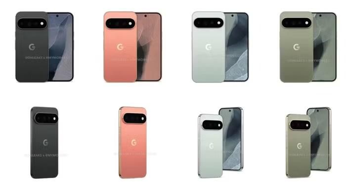 Phiên bản màu của Pixel 11 Pro và Pixel 11 Pro XL
