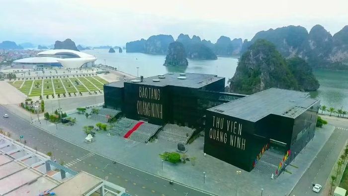 Bảo tàng Quảng Ninh nhìn từ trên cao