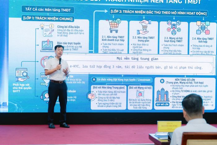 Ông Nguyễn Hữu Tuấn, Giám đốc Trung tâm Phát triển thương mại điện tử và công nghệ số (Bộ Công thương). Ảnh: BTC