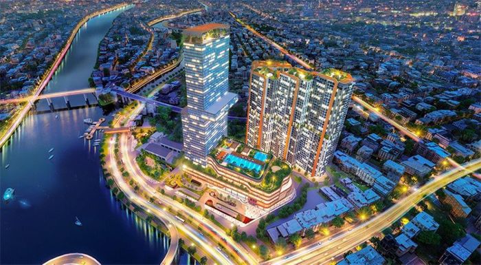  Phối cảnh dự án Dragon Riverside City. Ảnh:Land Saigon. 