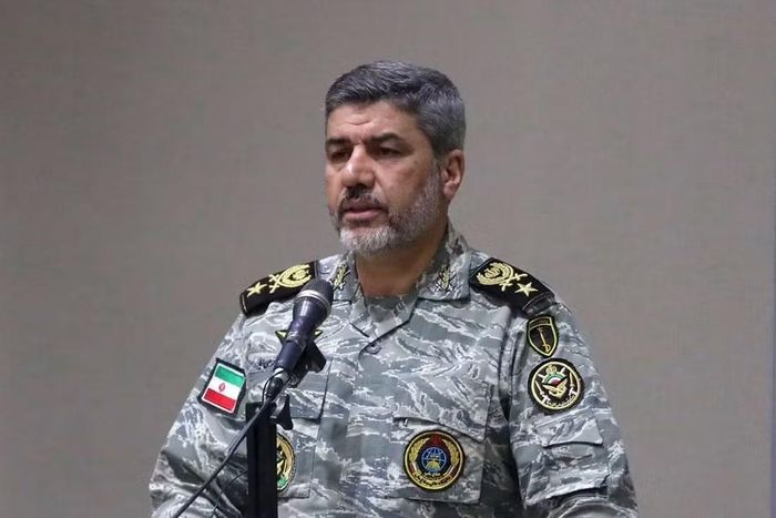  Phát ngôn viên quân đội Iran Amir Akraminia. Ảnh: IRNA 