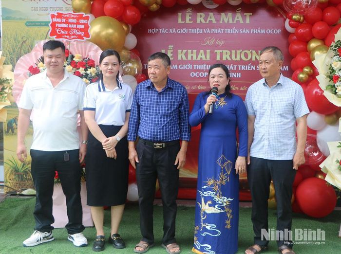 Ra mắt Ban Quản trị HTX Giới thiệu và phát triển sản phẩm OCOP.