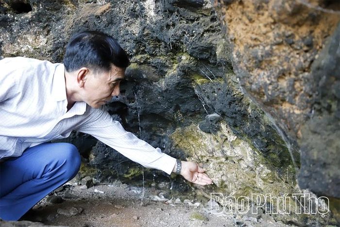 Một trong những "bếp nguyên thủy" có niên đại hàng nghìn năm được phát hiện tại di tích.