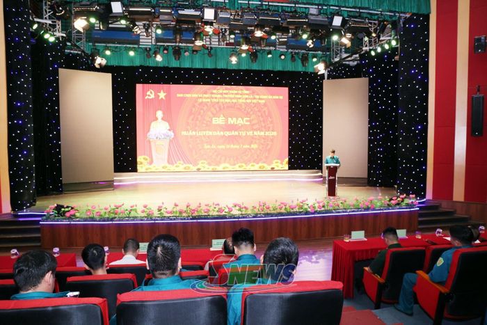 Bế mạc huấn luyện dân quân tự vệ năm 2026.