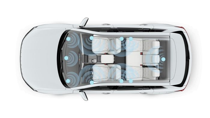 Territory Platinum được nâng tầm với hệ thống 10 loa vòm. Nguồn: Ford Việt Nam.