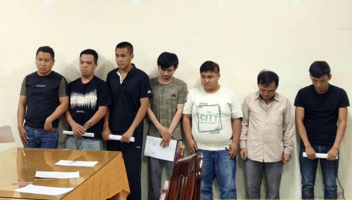 Một số đối tượng liên quan tại cơ quan Công an.