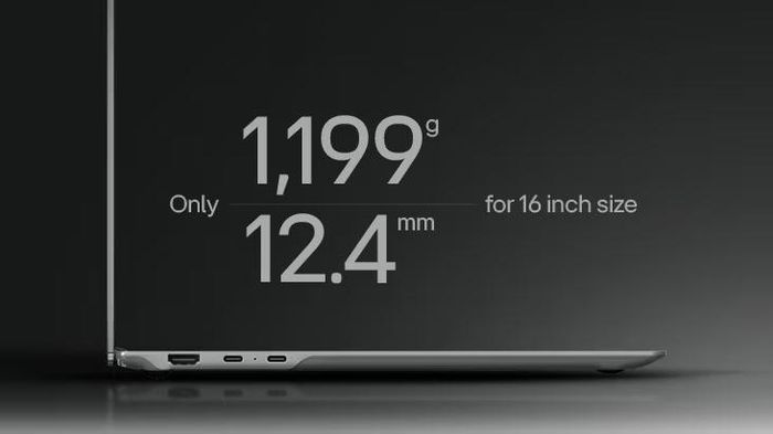 LG gram Pro AI trở lại Việt Nam với thiết kế 16 inch siêu mỏng, tích hợp AI chạy ngoại tuyến. (Ảnh: LG).