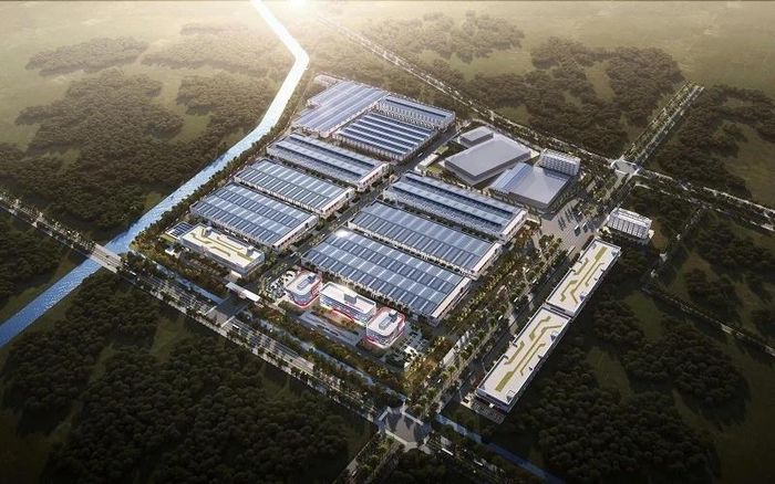 Phối cảnh Dự án Thung lũng Gốm sứ ASEAN Việt Nam được triển khai tại Cụm công nghiệp Vạn Thắng – Yên Thọ, trên địa bàn hai xã Nông Cống và Yên Thọ. (Ảnh: Báo Thanh Hóa)