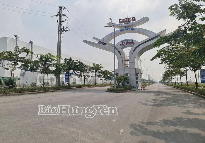 KCN Cầu Nghìn đã trở thành điểm đến của nhiều doanh nghiệp trong và ngoài nước.Ảnh nguồn Báo Hưng Yên