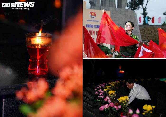 Những ngọn nến được thắp lên không chỉ thể hiện lòng biết ơn sâu sắc đối với sự hy sinh của các thế hệ đi trước mà còn là lời hứa tiếp nối truyền thống cách mạng của tuổi trẻ thành phố.
