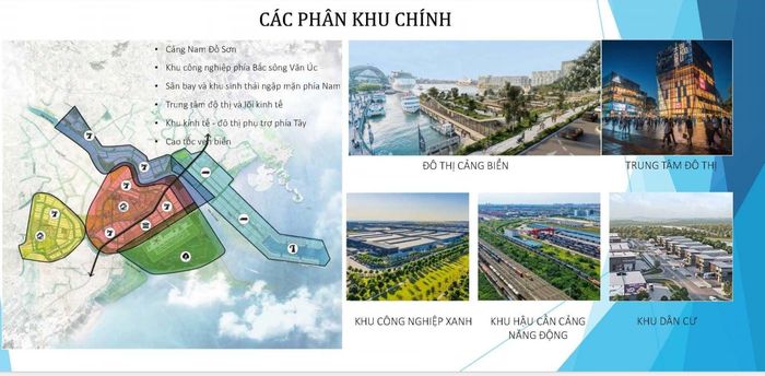 Quy hoạch các phân khu thuộc Dự án Khu kinh tế ven biển phía Nam TP Hải Phòng.