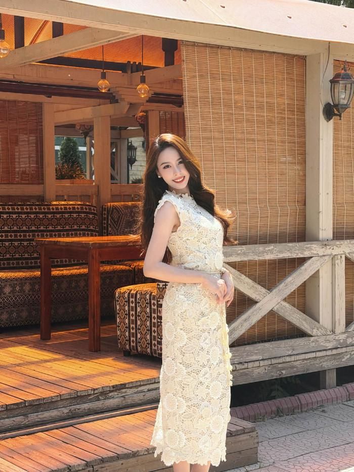 Nhan sắc cuốn hút của Á hậu Ngọc Hằng nhận nhiều lời khen. (Nguồn: FBNV)