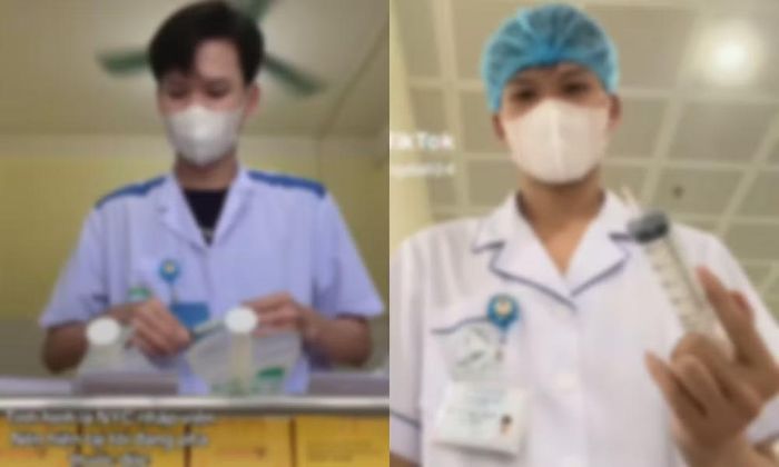Hình ảnh gây xôn xao mạng xã hội.