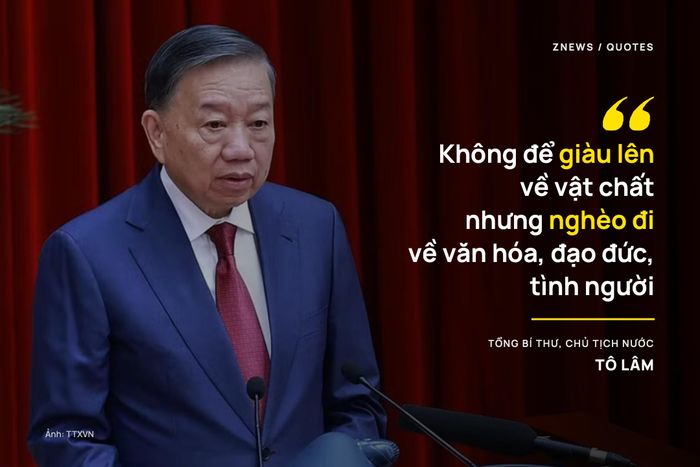  Thứ 3 là bước chuyển từ tăng trưởng dựa nhiều vào mở rộng đầu vào sang phát triển dựa vào năng suất, tri thức, công nghệ và con người. Người đứng đầu Đảng, Nhà nước khẳng định, không để giàu lên về vật chất nhưng nghèo đi về văn hóa, đạo đức, tình người; không để tăng trưởng làm gia tăng bất bình đẳng hoặc đẩy người yếu thế ra bên lề. Phải lấy con người làm trung tâm, văn hóa làm nền tảng, pháp luật và kỷ cương làm trụ cột; kết hợp pháp trị với đức trị, quyền với trách nhiệm. Thước đo cuối cùng là chất lượng sống, cơ hội phát triển và hạnh phúc của nhân dân. 