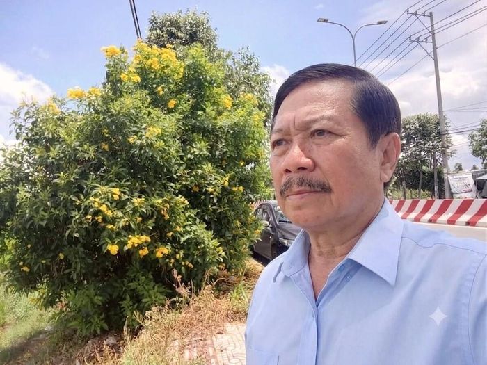 Ông Nguyễn Phấn Đấu, hội viên Hội văn học - nghệ thuật tỉnh Tây Ninh cho rằng: "Lấy Nhân dân làm trung tâm là nguồn cảm hứng để văn nghệ sĩ sáng tạo và cống hiến". Ảnh: Thanh Bình -TTXVN