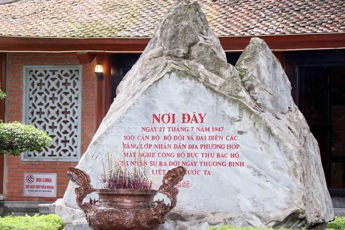 Khu di tích lịch sử Quốc gia 27-7 tại xã Đại Phúc, tỉnh Thái Nguyên. Ảnh: Trần Trang - TTXVN
