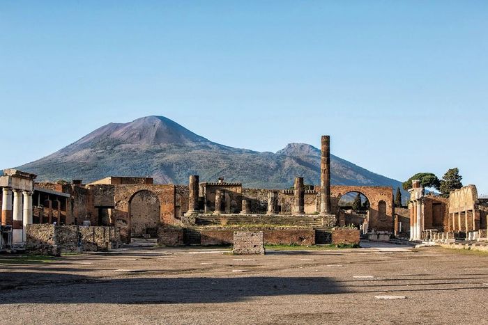 Hình ảnh tại Công viên Khảo cổ Pompeii. Ảnh: Internet