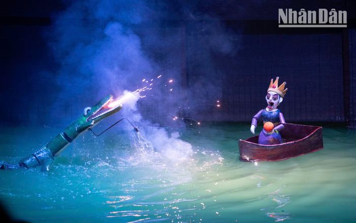 Một bước ngoặt đầy nhân văn khi mụ hoàng hậu bày tỏ sự ăn năn và được đàn cá sấu tha mạng. Thay vì một kết thúc trừng phạt nặng nề, sự cảm hóa cái ác đã giúp vở diễn mang một màu sắc tươi mới và giáo dục sâu sắc.