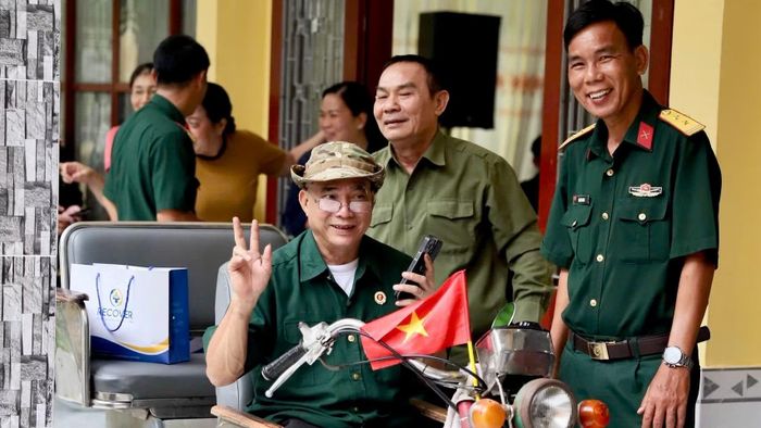 Các thương binh, bệnh binh được chăm sóc tại Trung tâm Điều dưỡng thương binh và người có công Long Đất.
