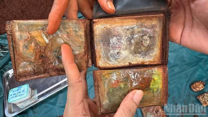 Một số di vật của liệt sĩ Đội K72 phát hiện trong quá trình thực hiện nhiệm vụ.