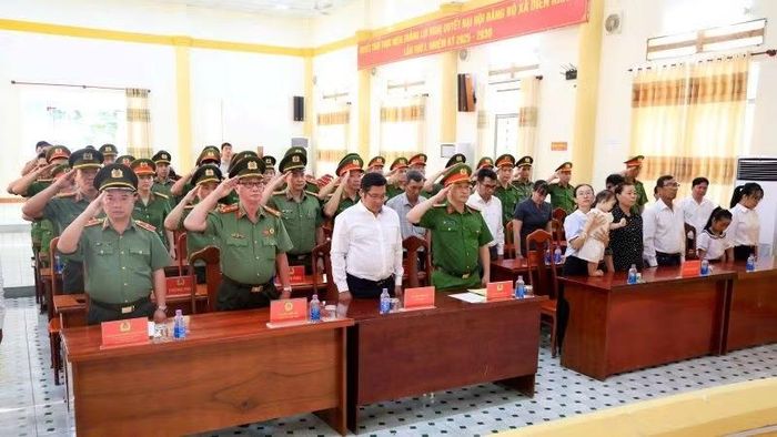 Quang cảnh buổi lễ.