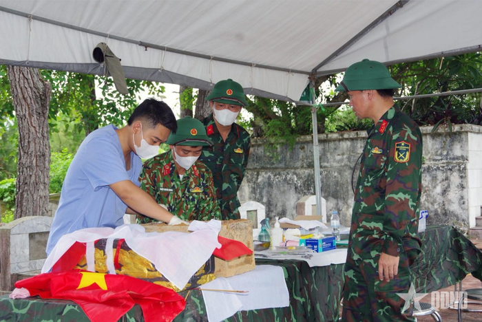  Đội Quy tập hài cốt liệt sĩ, Bộ CHQS tỉnh Thanh Hóa triển khai "Chiến dịch 500 ngày đêm đẩy mạnh thực hiện tìm kiếm, quy tập và xác định danh tính hài cốt liệt sĩ".