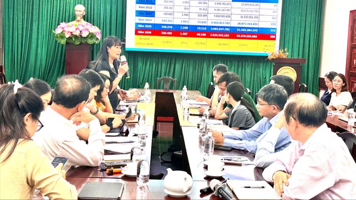 Quang cảnh buổi sơ kết. Ảnh: QUỲNH YÊN