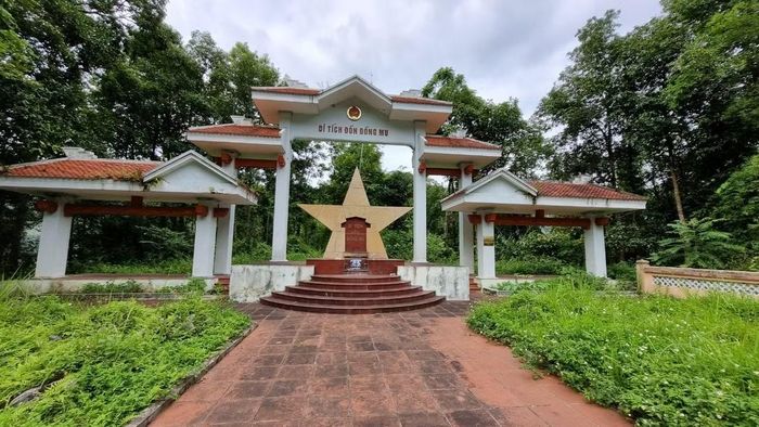 Di tích lịch sử đồn Đồng Mu. Ảnh: Báo Cao Bằng.