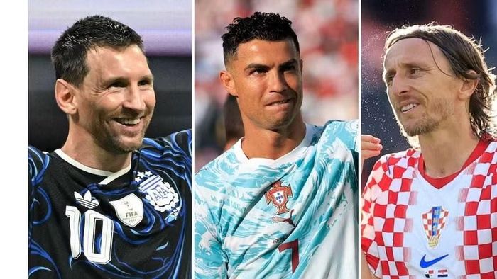 Lionel Messi, Cristiano Ronaldo và Luka Modric vẫn duy trì sự nghiệp đỉnh cao sau tuổi 35. Ảnh: AS.
