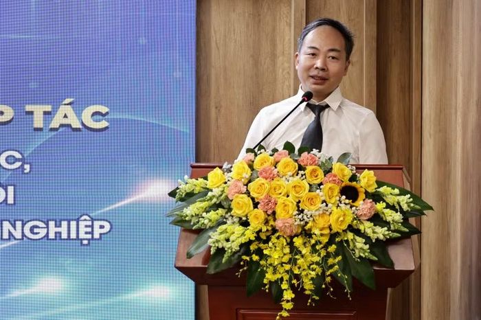 GS.TS Nguyễn Ngọc Hà – Phó Hiệu trưởng Trường ĐH Sư phạm Hà Nội phát biểu tại sự kiện.