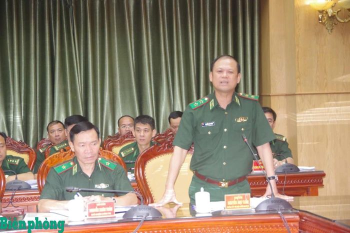 Trung tướng Nguyễn Anh Tuấn phát biểu tại hội nghị. Ảnh: Thu Minh
