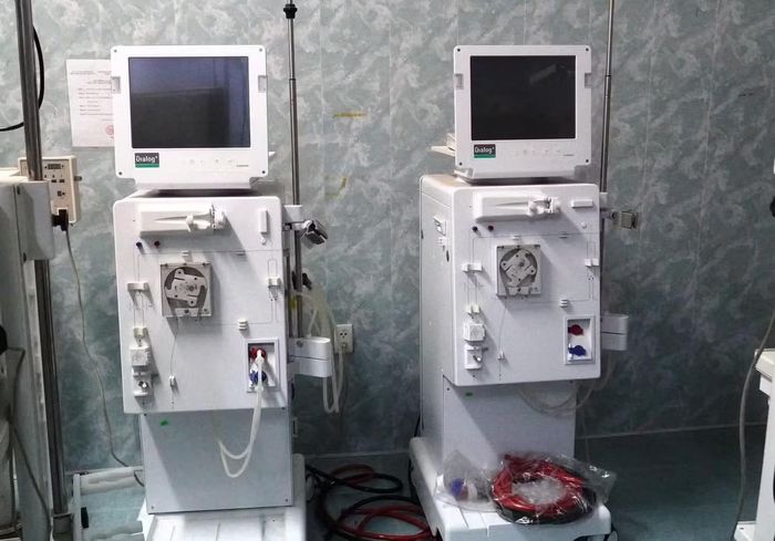 Theo xác minh của phóng viên, mỗi máy chạy thận này tại Bệnh viện Chân Mây có giá hơn 1,2 tỷ đồng thời điểm năm 2015. Ảnh: Ngọc Văn